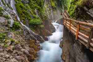 Bezpłatne zdjęcie wimbachklamm w berchtesgadener land