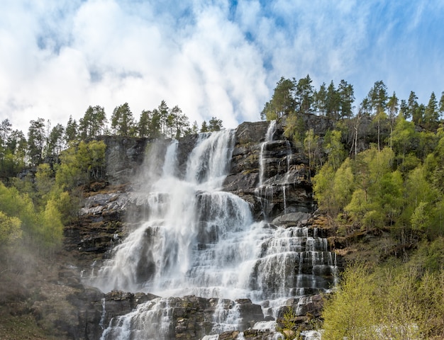 Wodospad W Norwegii