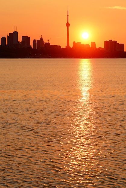 Wschód słońca w Toronto