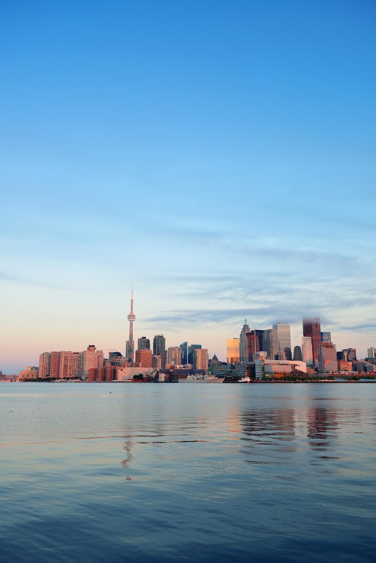 Bezpłatny plik Zdjęcie wschód słońca w toronto