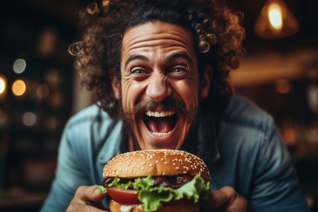 Bezpłatne zdjęcie wygląd smacznego hamburgera z serem i mięsem