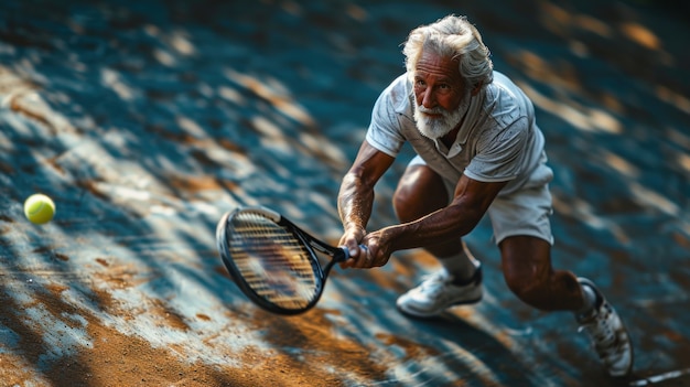 Bezpłatne zdjęcie wygląd sportowego tenisisty