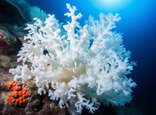 Bezpłatne zdjęcie zagrożenie wybieleniem koralowców