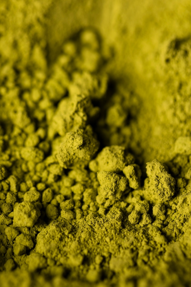 Bezpłatny plik Zdjęcie zakończenie zielonej herbaty azjatykci matcha
