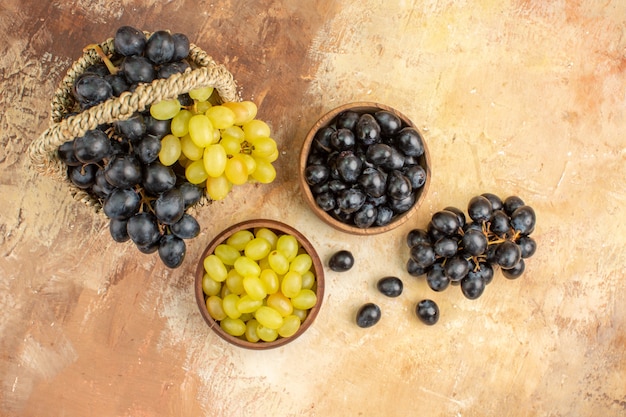 Bezpłatne zdjęcie zamknij widok świeżych pysznych winogron