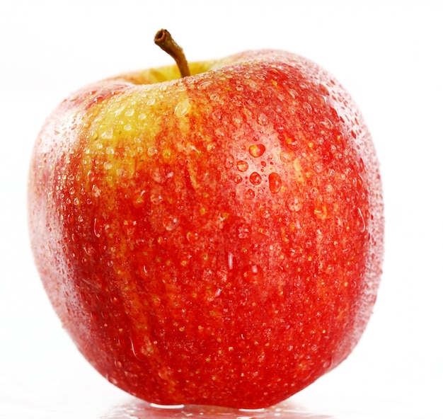 Bezpłatne zdjęcie zamyka up świeży jabłko