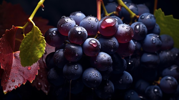 Bezpłatne zdjęcie zbiór winogron winiarskich sezon zbiorów