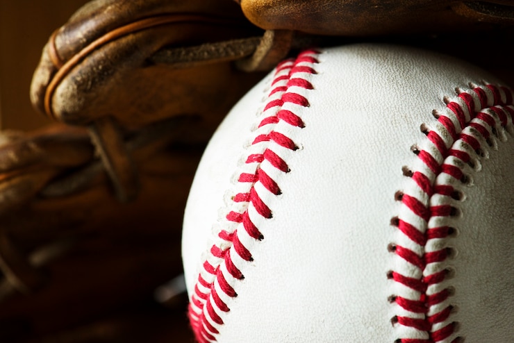 Bezpłatny plik Zdjęcie zbliżenie baseball piłki