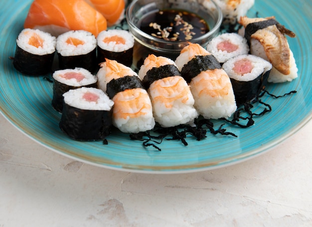 Zbliżenie Koncepcji Pyszne Sushi