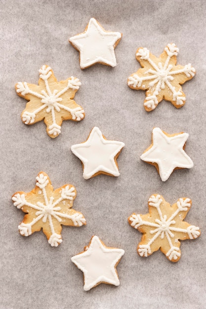 Bezpłatne zdjęcie zbliżenie koncepcji pysznych plików cookie