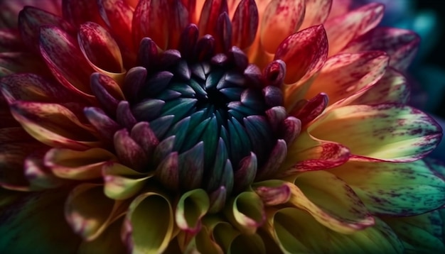 Bezpłatne zdjęcie zbliżenie na kwiat z fioletowym i czerwonym środkiem.