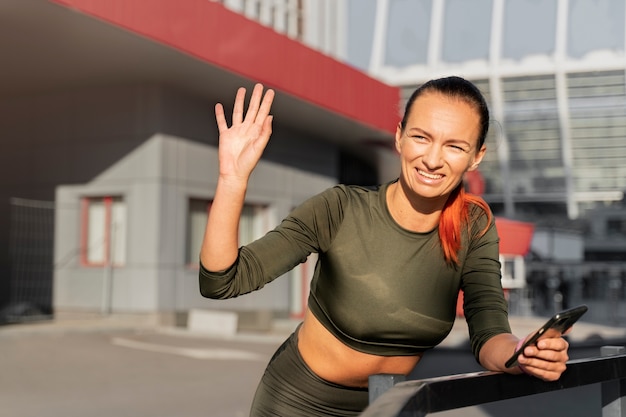 Zbliżenie na szkolenie kobiet w sporcie różnorodności