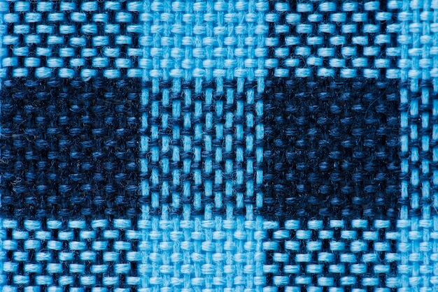 Zbliżenie niebieski tkaniny