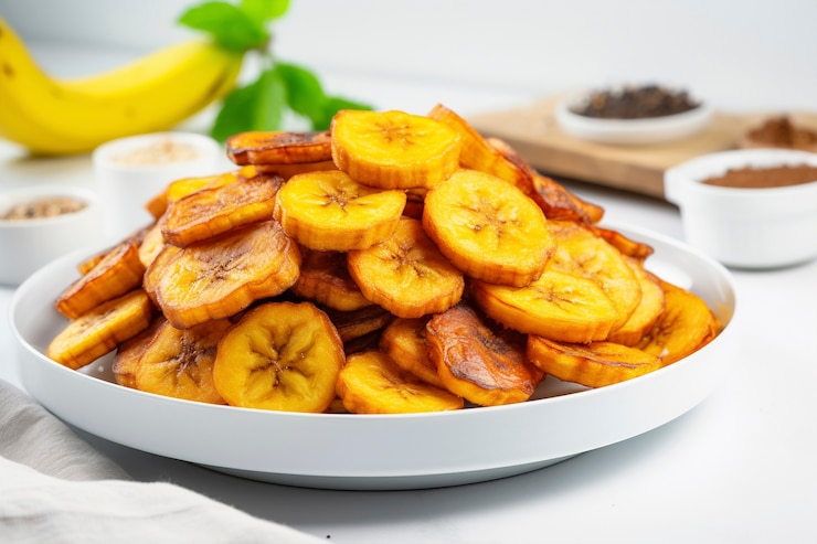 Bezpłatny plik Zdjęcie zbliżenie smażonego banana