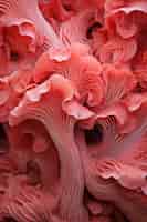 Bezpłatne zdjęcie zbliżenie struktury grzybów