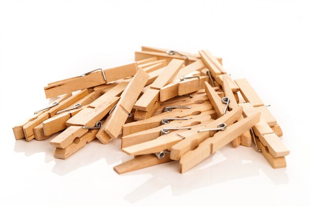 Zbliżenie wizerunek eco clothespins