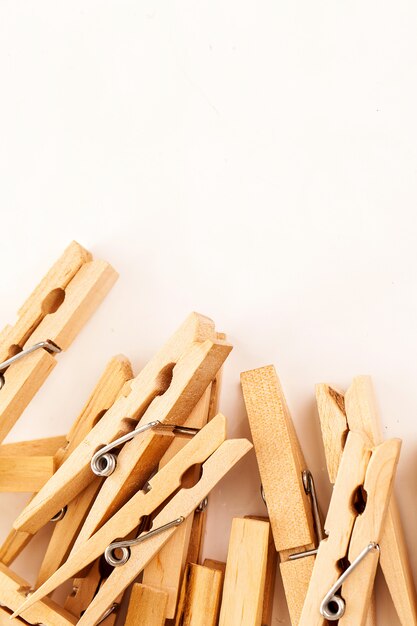 Zbliżenie wizerunek eco clothespins