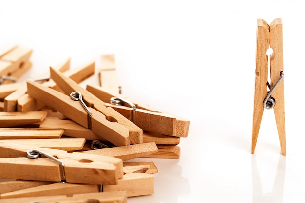 Zbliżenie Wizerunek Eco Clothespins