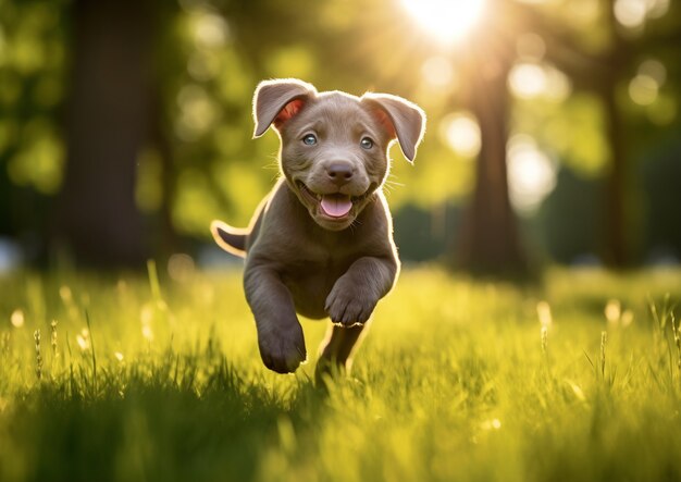 Zdjęcie psa Labrador Retriever wygenerowane przez Ai