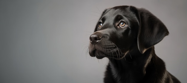 Zdjęcie psa Labrador Retriever wygenerowane przez Ai