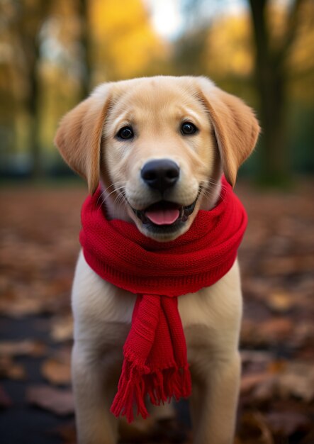 Zdjęcie psa Labrador Retriever wygenerowane przez Ai