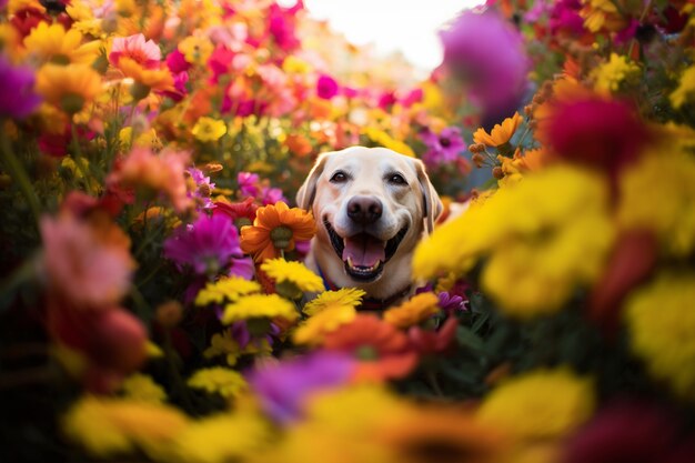 Zdjęcie psa Labrador Retriever wygenerowane przez Ai