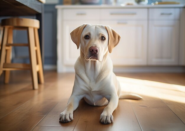 Zdjęcie psa Labrador Retriever wygenerowane przez Ai