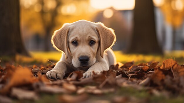 Zdjęcie psa Labrador Retriever wygenerowane przez Ai