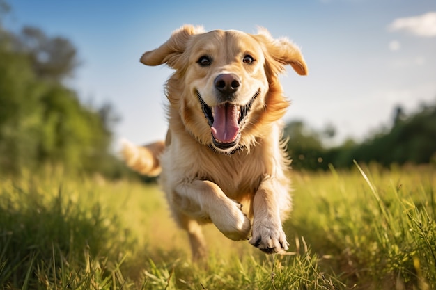 Zdjęcie psa Labrador Retriever wygenerowane przez Ai