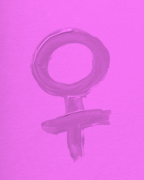 Bezpłatne zdjęcie Żeński symbol płci