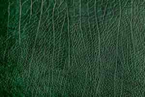 Bezpłatne zdjęcie zielone pogniecione skórzane teksturowane tło