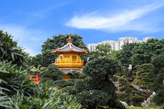 Złota Pagoda w Nan Lian Garden