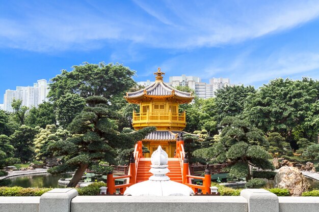 Złota Pagoda w Nan Lian Garden