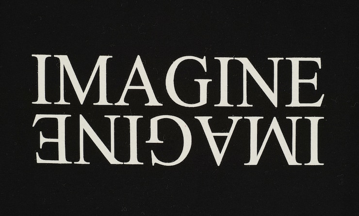 Bezpłatny plik Zdjęcie znak, że mówi "imagine"