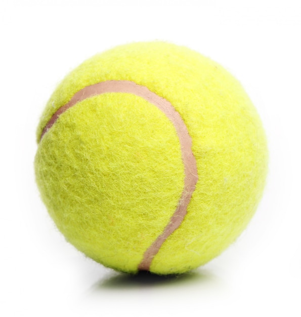Żółta piłka tenisowa