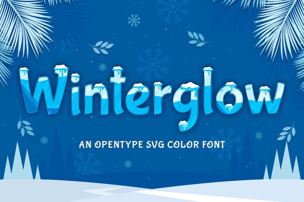 Download Winterglow Font – Free Sans Serif Typeface for Winter-Themed Designs