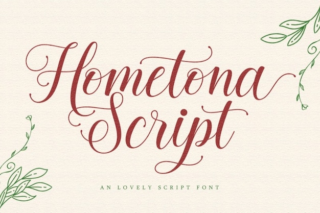 Hometona Script Font – Free Download