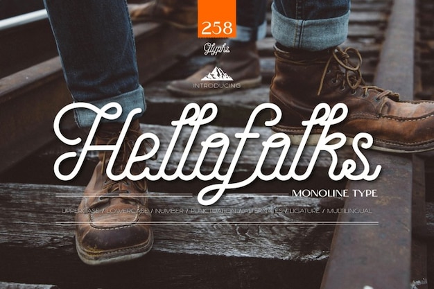 Hellofolks Font: Free Download for Sans Serif, Creative, Rounded, Stylish Fonts