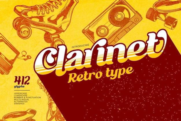 Clarinet Font – Unlock the Vintage Vibes for Your Designs
