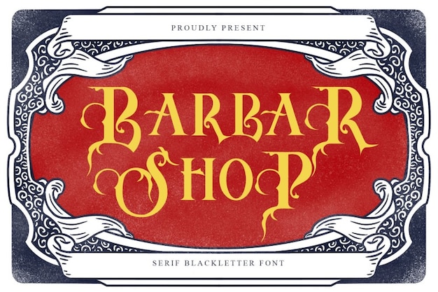 Barber Shop Font – Free Download