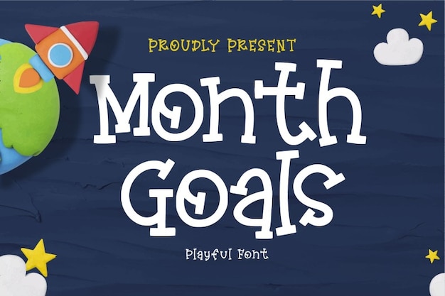 Month Goals Font – Achieve Your Typography Dreams