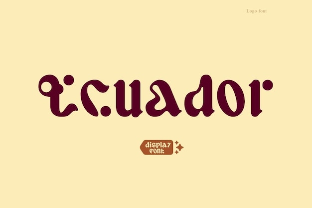 Ecuador Font – Free Download