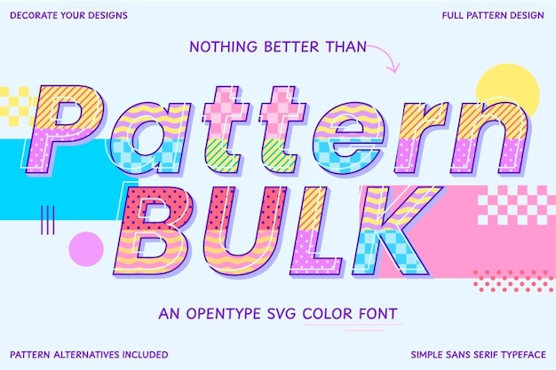 Pattern Bulk