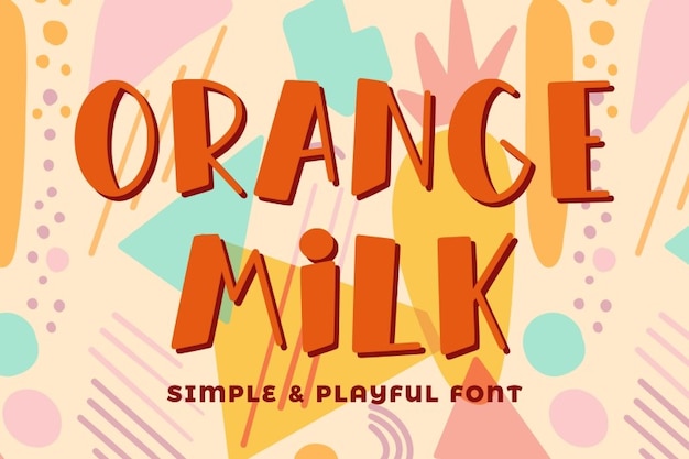 Orange Milk