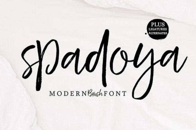 Spadoya Font – Premium Fonts Template | Free Download