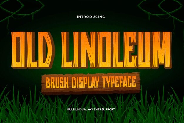 Old Linoleum Font – Premium Typeface Free Download