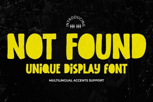 Not Found Font – Free Download