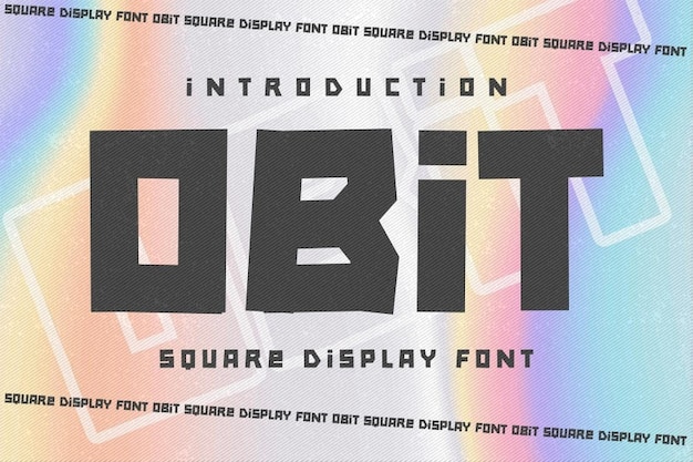 Free Obit Font Template Download