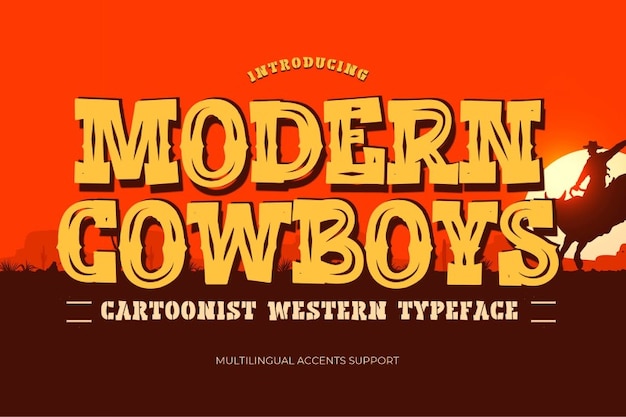 Modern Cowboys Font – A Free Download for Creative Typography