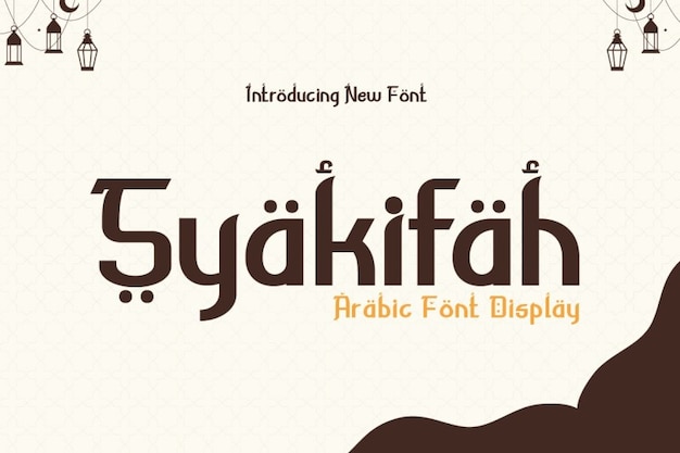 Syakifah Font – Elevate Your Designs with this Free Sans Serif Typeface